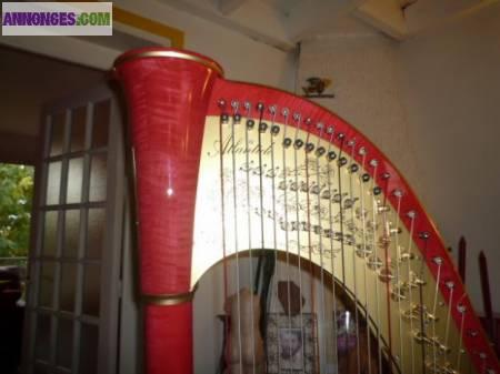 Harpe de concert camac electroacoustique atlandide