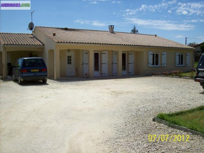 Maison 6 pièce de 141m² à Chateauneuf