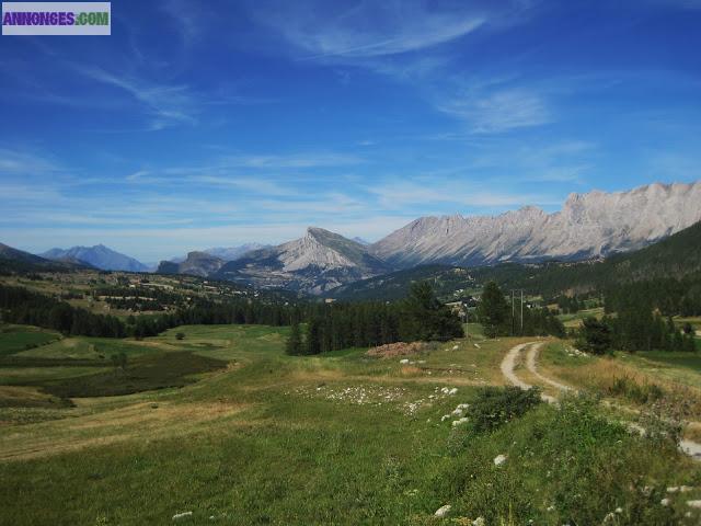 Grand appartement-mezzanine plein soleil sur alpages