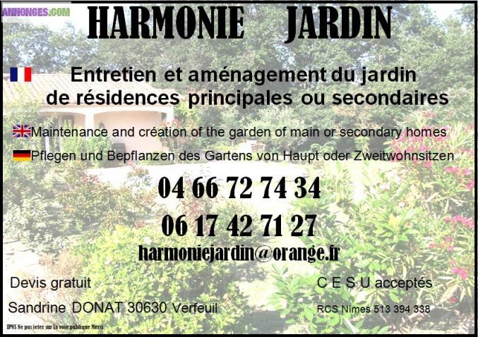 Entretien et création de jardin