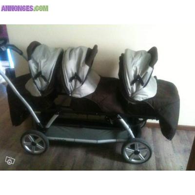 Donne poussette triple Peg Pérégo très bon état
