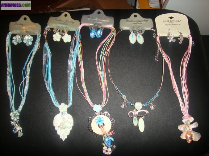 Vend lot de bijoux fantaisie
