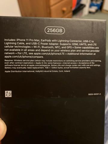 Iphone 11 Pro Max 256GB