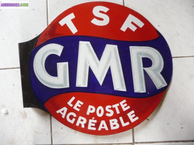 Plaque émaillée TSF GMR
