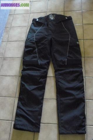 Pantalon moto textile
