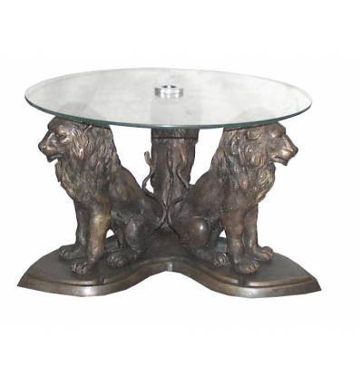Table basse de salon en bronze 