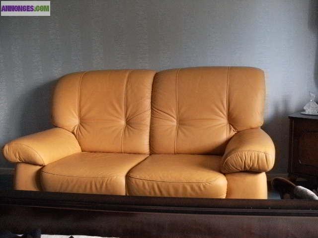 Canapé cuir