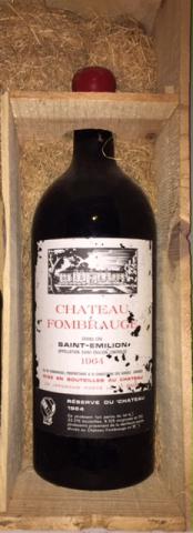 Vins de bordeaux château fombrauge millésimé 1964