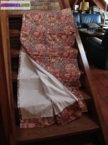 3 paires de doubles rideaux