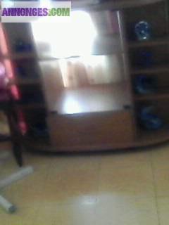 Meuble tele en chene