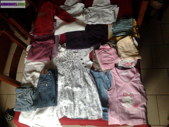 Lot vetement fille 5-6 ans