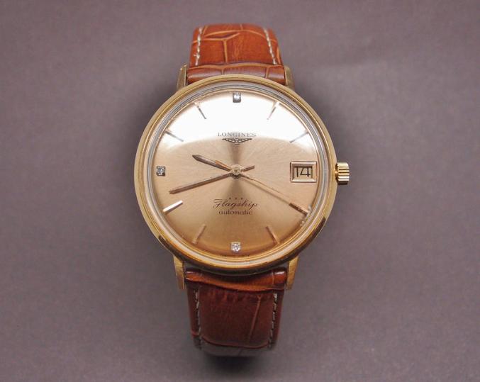 Montre Longines Flagship Or Rose Automatique Vintage 1960