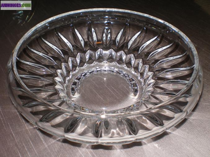 Coupe en cristal pour bougies flottantes