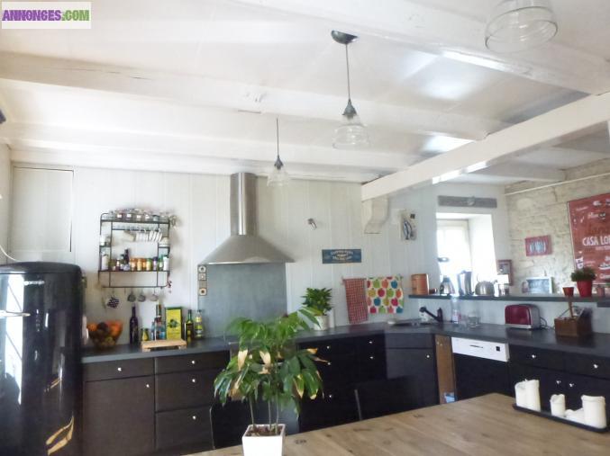 Maison de charme avec grand jardin & piscine