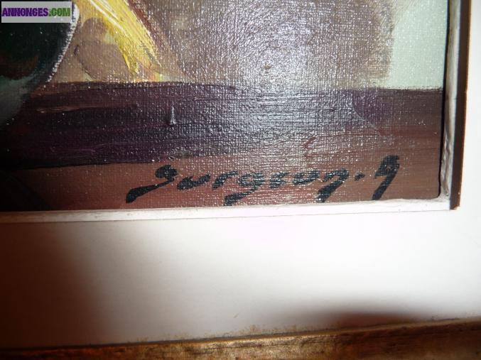 TABLEAU PEINT A L'HUILE