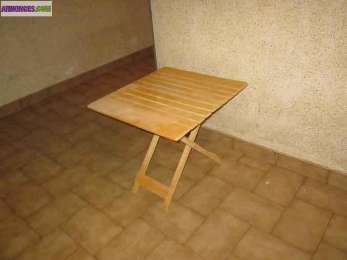 Table basse pliable