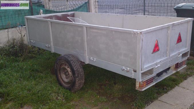 REMORQUE VOITURE ARTISANALE