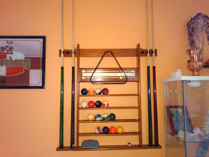 Billard en hetre massif convertible