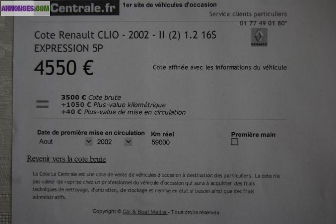 Clio - 2002 - ll (2) 1.2 16s expression 5p