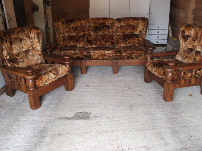 CANAPE + 2 FAUTEUILS