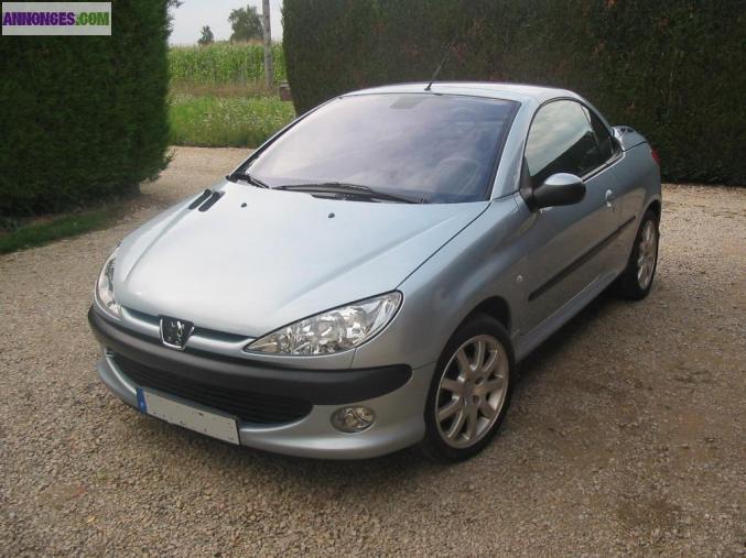 206cc 2.0 2002 gris icelant peugeot 206 cc