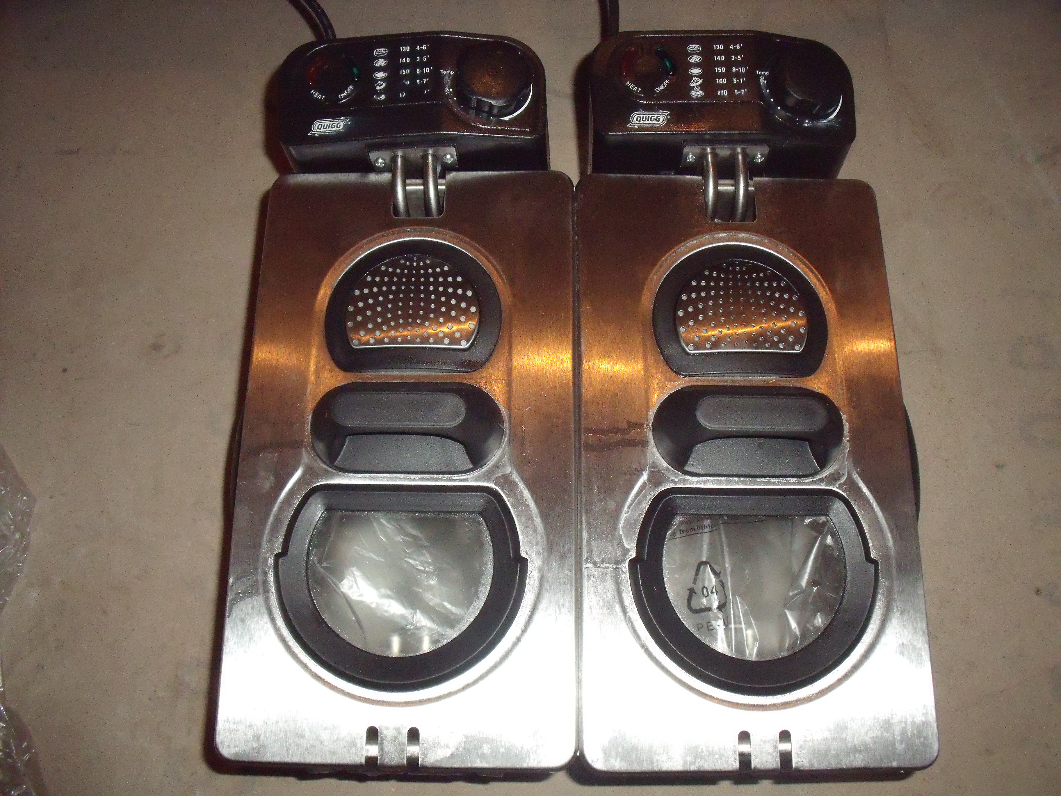 Friteuse double cuve inox