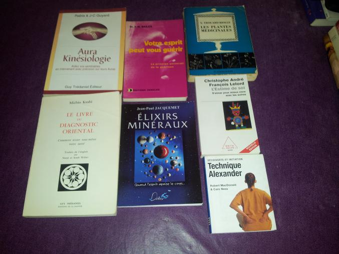 Lot livres bien-être personnel