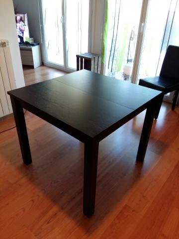 TABLE EVOLUTIVE + 4 CHAISES