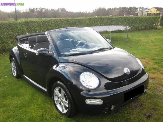 Jolie cabriolet Volkswagen Beetle 1,4