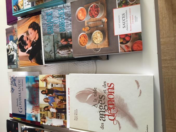 Lot de livres de cuisine