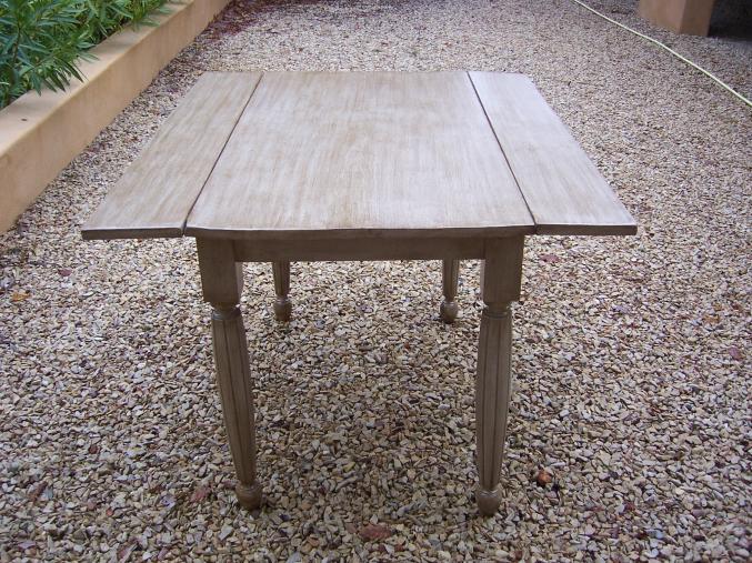 Table patinée
