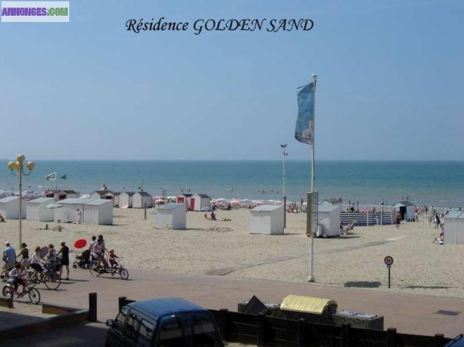 Appart "GOLDEN SAND" à 12m de la digue (180-485 euros)
