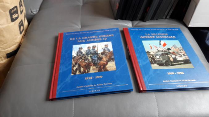 Lot de livres sur le domaine militaire