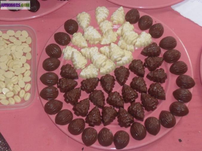 Cours de cuisine: chocolats et ballotins