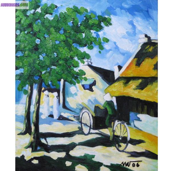 Peinture à l'huile Hanoi Vietnam