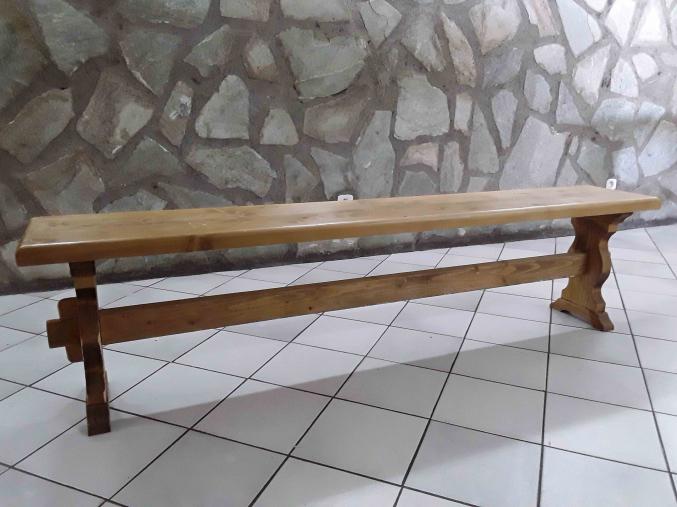 Banc en bois d'épicéa 160