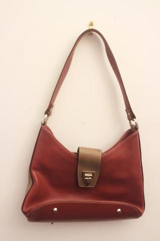 Sac à main Lancaster vieux rose et beige