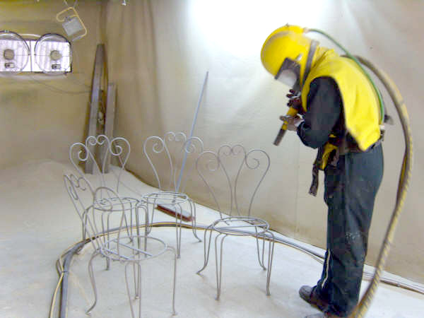 Sablage et peinture a domicile