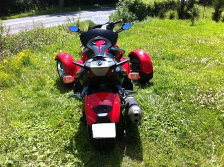 Can am spyder rs sequentiel rouge