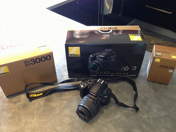Nikon D3000 avec tous les équipements