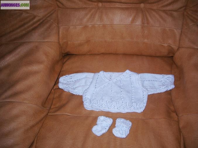 Cache-coeur et chaussons