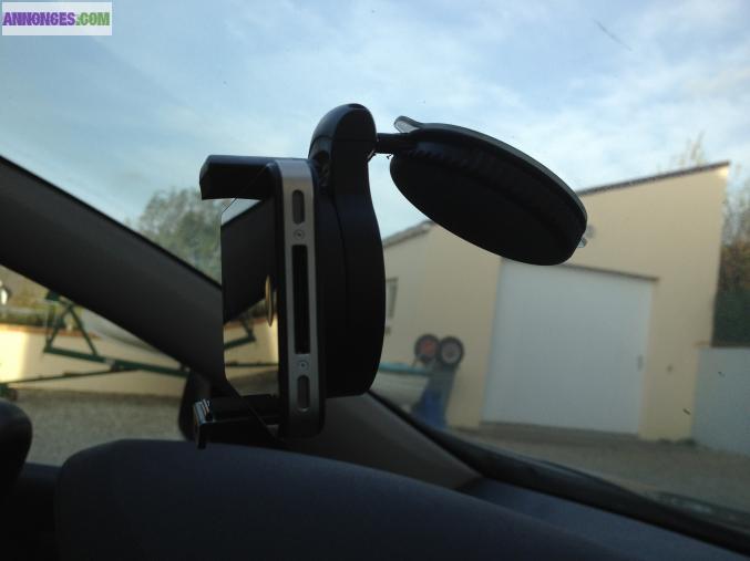 Support iphone smartphone samsung pour voiture orientable 360