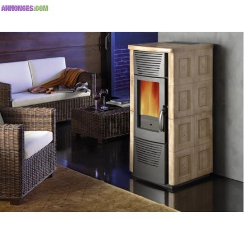 POÊLES À GRANULÉS DE BOIS - AMELIA 15KW - KARMEK ONE