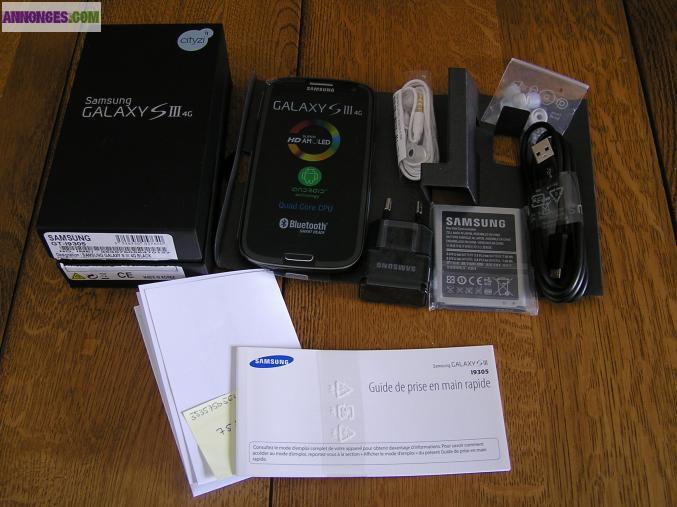 SAMSUNG Galaxy s3 4g neuf - nouveau modele- BLACK