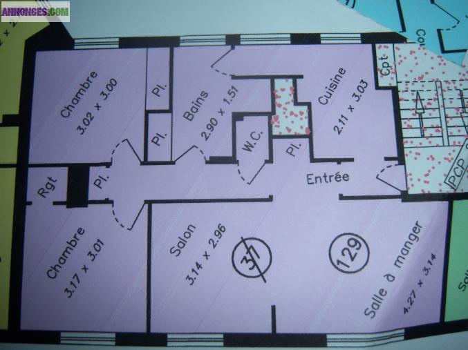 Joli appartement très bien situé.