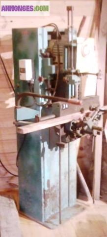 Lot toupie et mortaiseuse à chaine