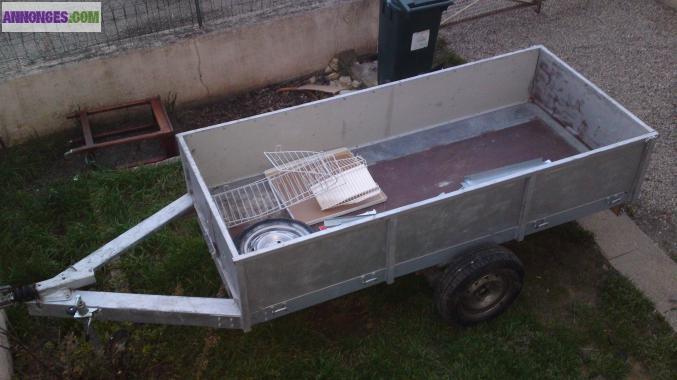 REMORQUE VOITURE ARTISANALE