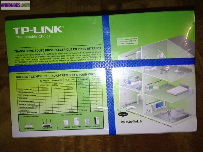Kit cpl eplug av500 tplink neuf non deballe