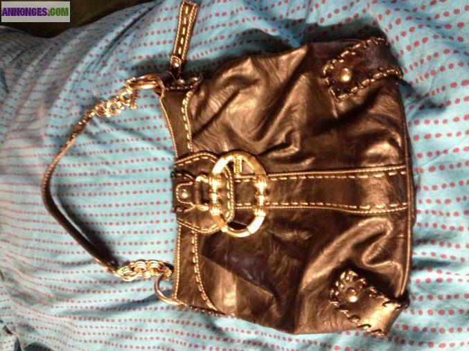 Sac cuir guess