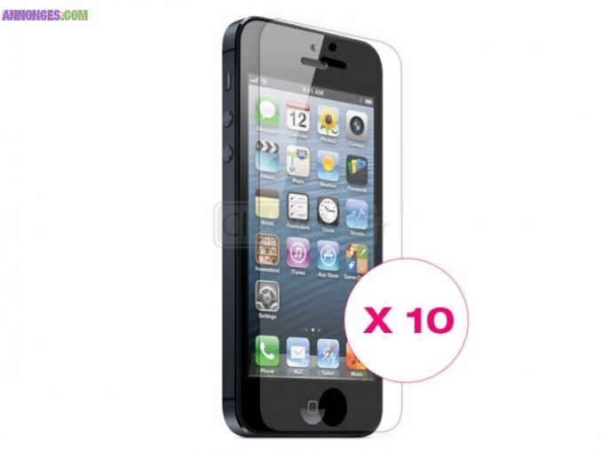 Lots de 10 protections ecran iphone 5 neuf
